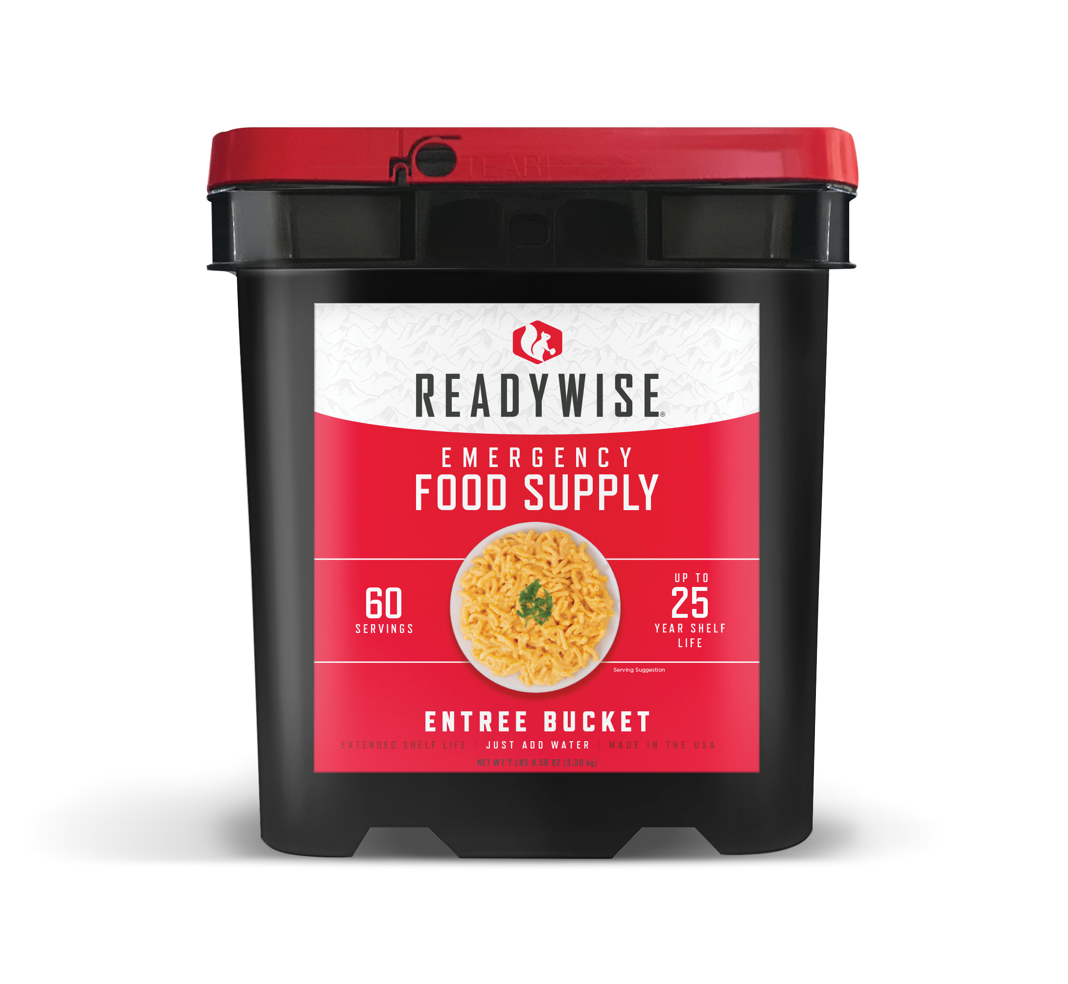 readywise 60 hauptgerichte, gefriergetrocknet und vegetarisch, bis zu 25 jahre haltbar