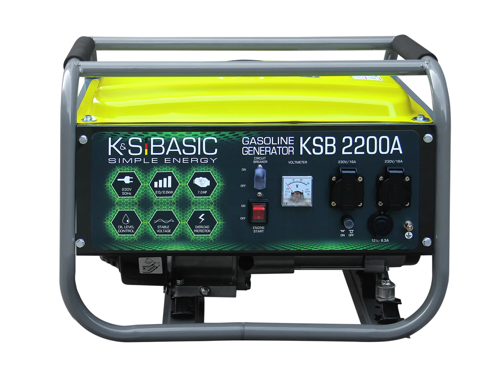 k&s gasoline generator „k&s basic“ ksb 2200a