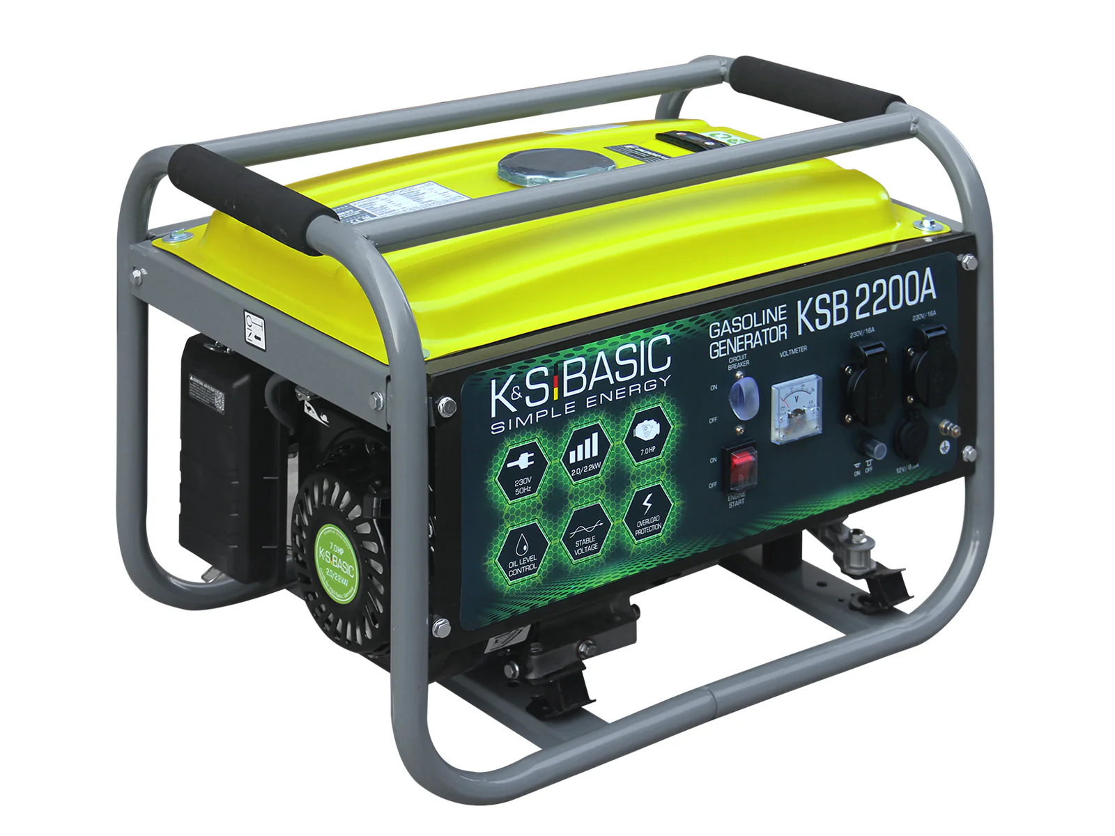 k&s gasoline generator „k&s basic“ ksb 2200a